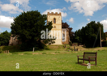 St. Michael`s Church, Barford St. Michael, Oxfordshire, England, UK Stock Photo